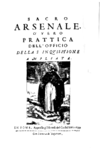 Manuale dell'Inquisizione, Roma 1639